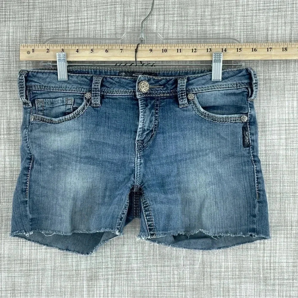 Silver Jeans Cutoff Jorts womens size 28 jean shorts 3030